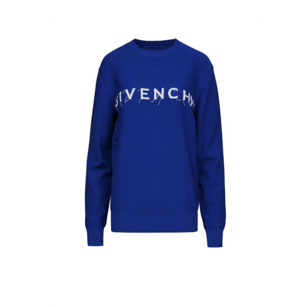Givenchy Blue Cotton Women's Sweatshirt